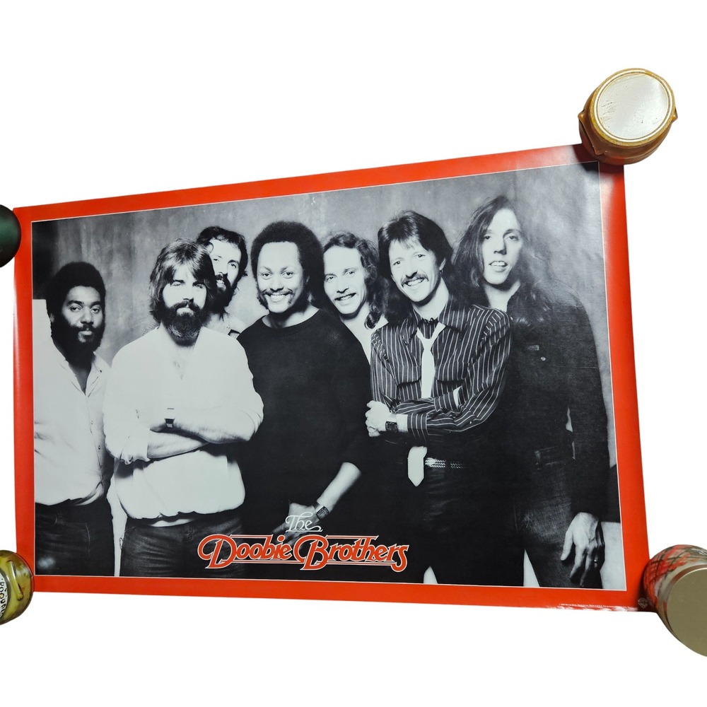 The Doobie BrothersOriginal Vintage 1980‎ Promo Album Poster 23x35 Warner Bros